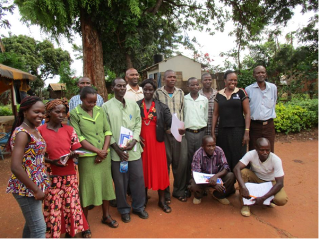 A second local training session organized for a group of selected Tharaka farmers. Training was led by a team from the East African Herbarium of the National Museums of Kenya, including Dr Patrick Muthoka, Dr Itambo Malombe, and Dr Esther Kioko.